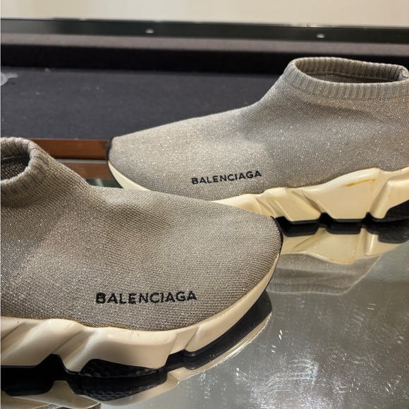 Balenciaga Gray Sock Sneakers for Men - Picture 3 of 3